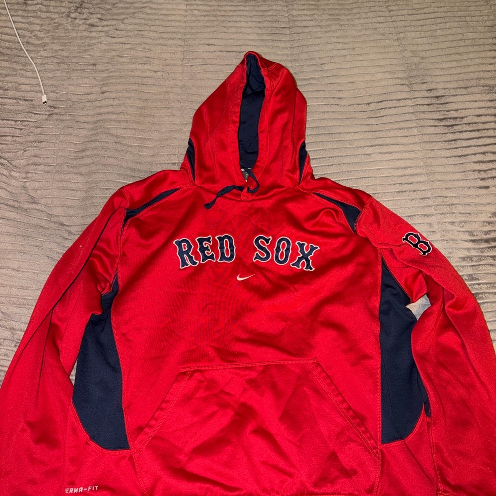 Red Nike Red Sox Hoodie